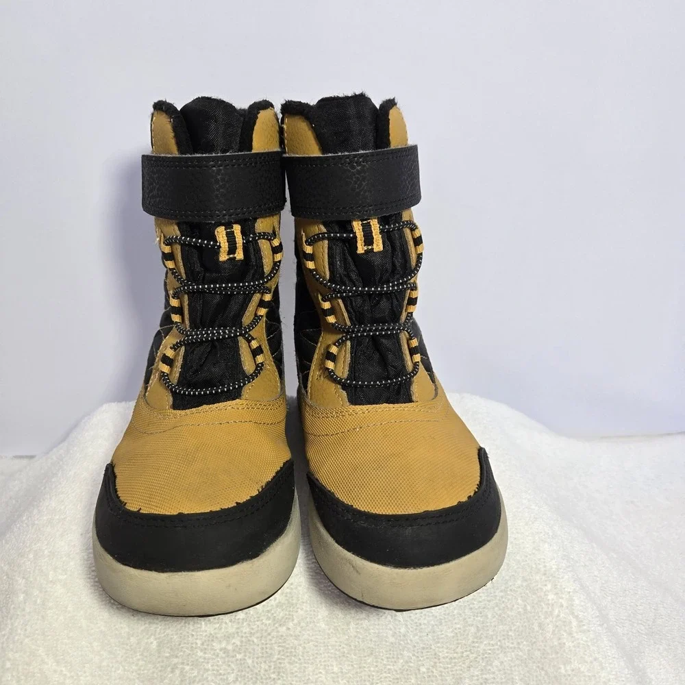 Merrell Kids Snowstorm Jr Yellow and Black Winter Boots Size 12 Waterproof Warm